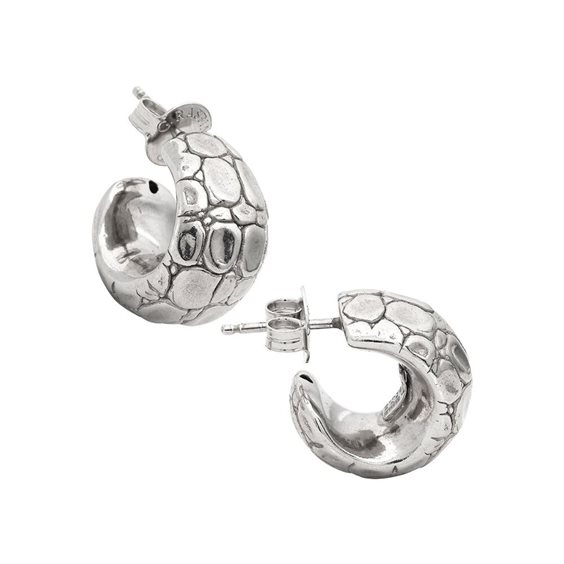 Pendientes Giovanni Raspini Mujer Croco in Plata 12593 - 12593